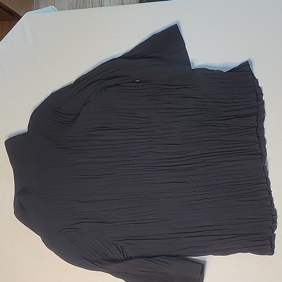 Apt. 9 Woman Black Stretch Shirt, Size 3X - Picture 5 of 8